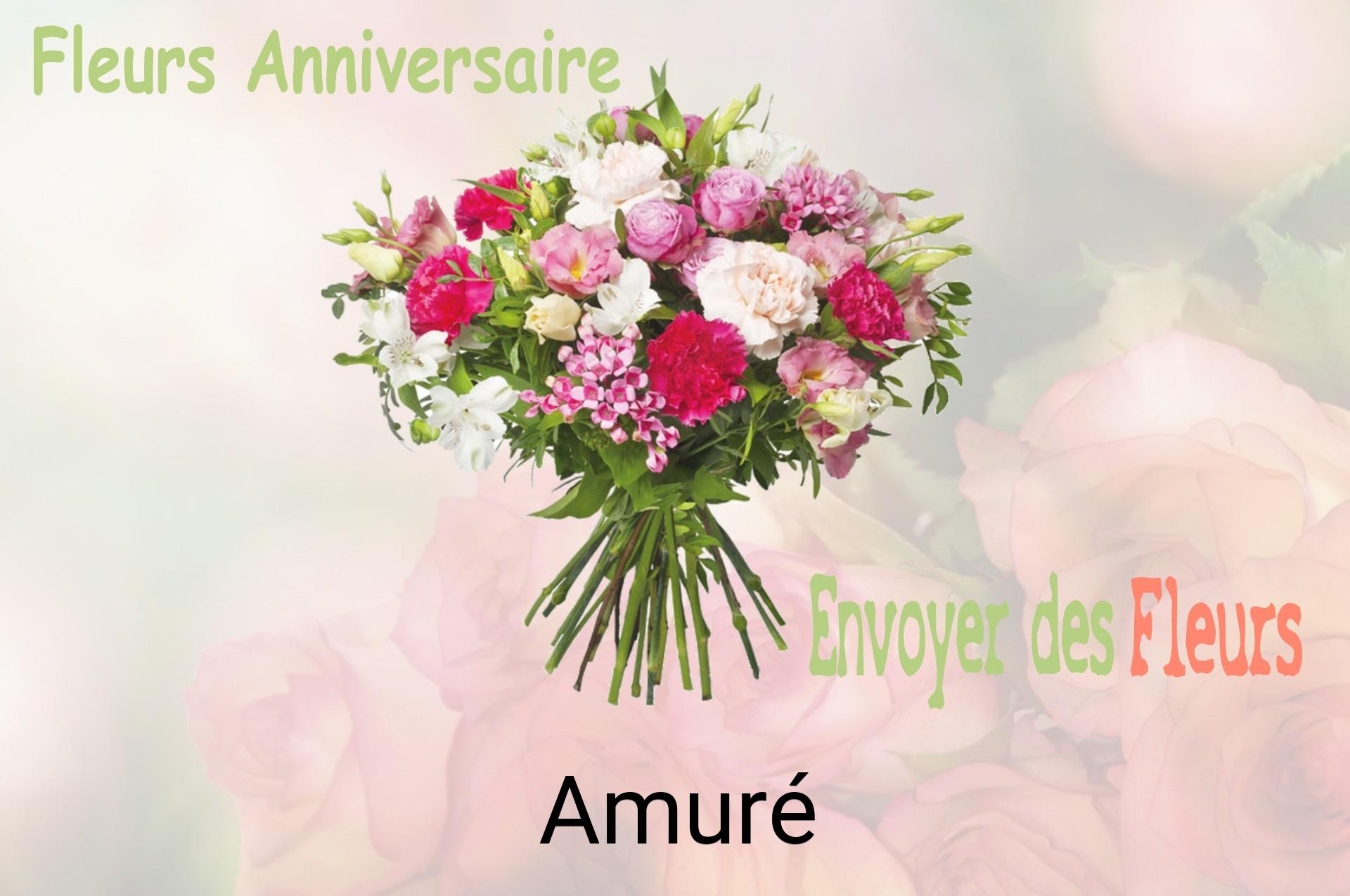 Bouquet de fleurs d’anniversaire livré à Amuré