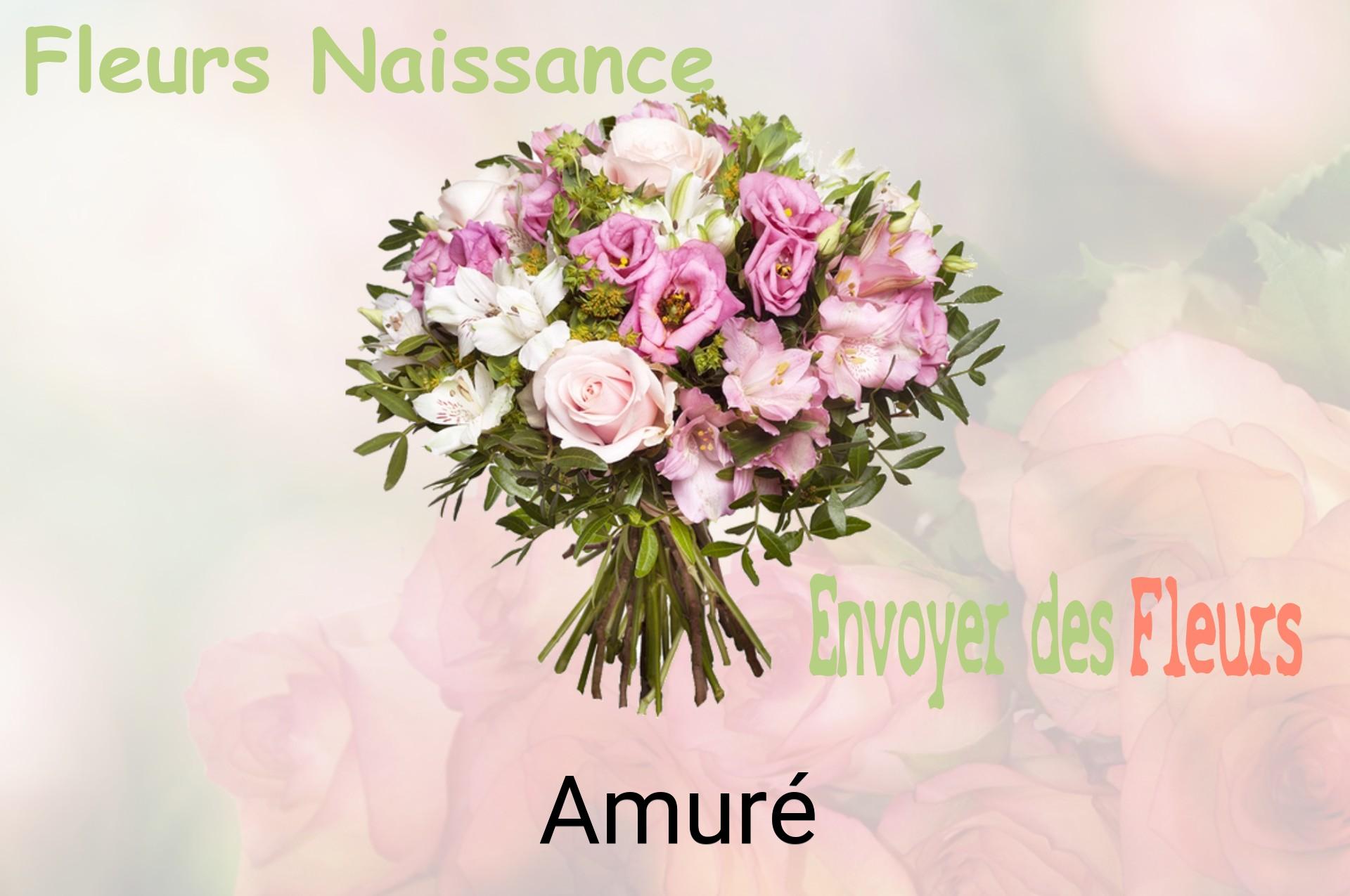 Bouquet de fleurs de naissance livré à Amuré